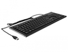 Scheda Tecnica: Delock Keyboard USB - wired 1.5 m black (Water-Drop)
