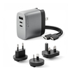 Scheda Tecnica: ALOGIC 3x67 Rapid Power 67w Multi Country Gan Charger - Space Grey