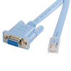 Scheda Tecnica: StarTech Router .com Cavo per gestione console Cisco RJ45 a - serie DB9 da 1,8m M/F celeste Cavo seriale RJ 45 (M) a DB 9