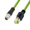 Scheda Tecnica: Logilink Cavo Di Rete Industriale M12 RJ45 Cat. 6a S/FTP Pur - 3m