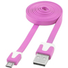 Scheda Tecnica: Techly Cavo Flat USB Am Micro USB M Rosa 1m - 