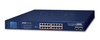Scheda Tecnica: PLANET 16-port 10/100/1000t 802.3at PoE + 2-port 1000x Sfp - Gigabit Switch With Smart Color Lcd(300w PoE Budget, Standa
